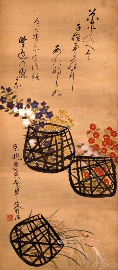 Blumenkörbe von Ogata Kenzan